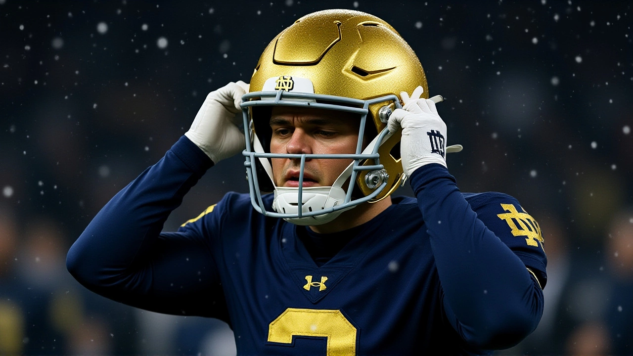 Notre Dame Shatters Records with 70-7 Rout of Syracuse, Jeremiyah Love Ties School TD Mark